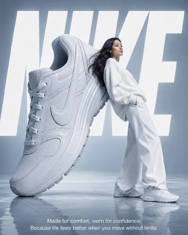 Nike超现实海报效果图