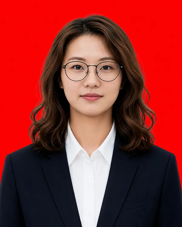 红底证件照效果图
