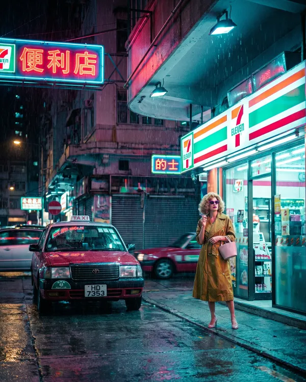 港片霓虹风效果图