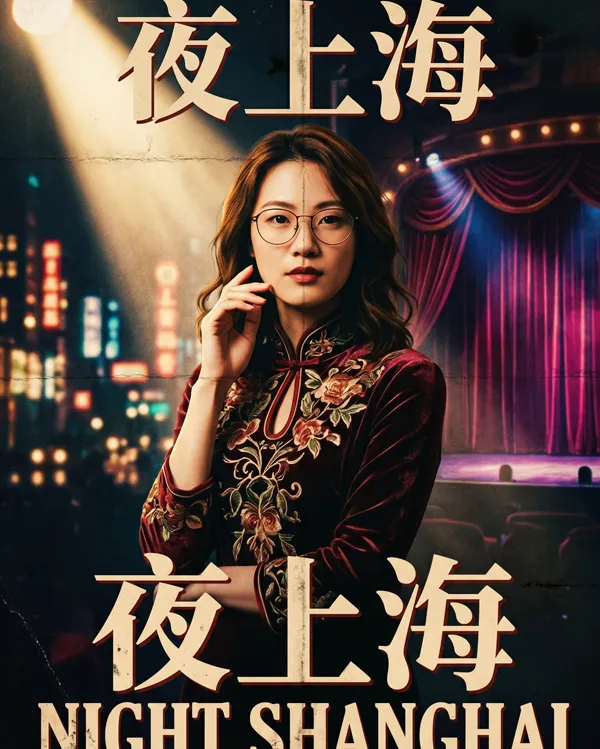 老电影海报风效果图
