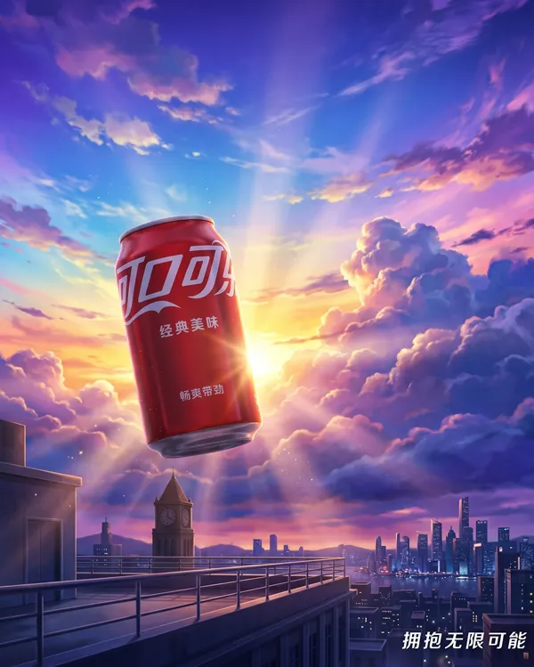 梦幻逆光天空系效果图