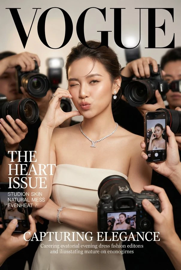Vogue封面效果图
