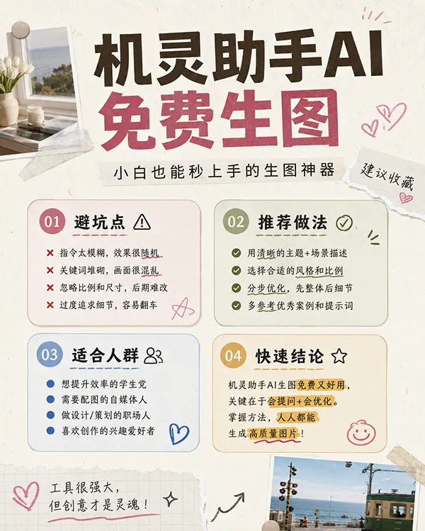 小红书收藏型封面效果图