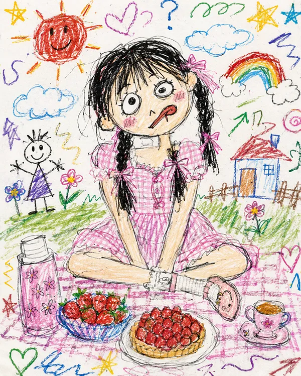 幼儿园蜡笔翻车风效果图