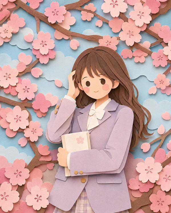 手工纸雕插画效果图
